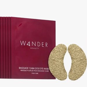 Wander Beauty Baggage Claim Gold Eye Masks